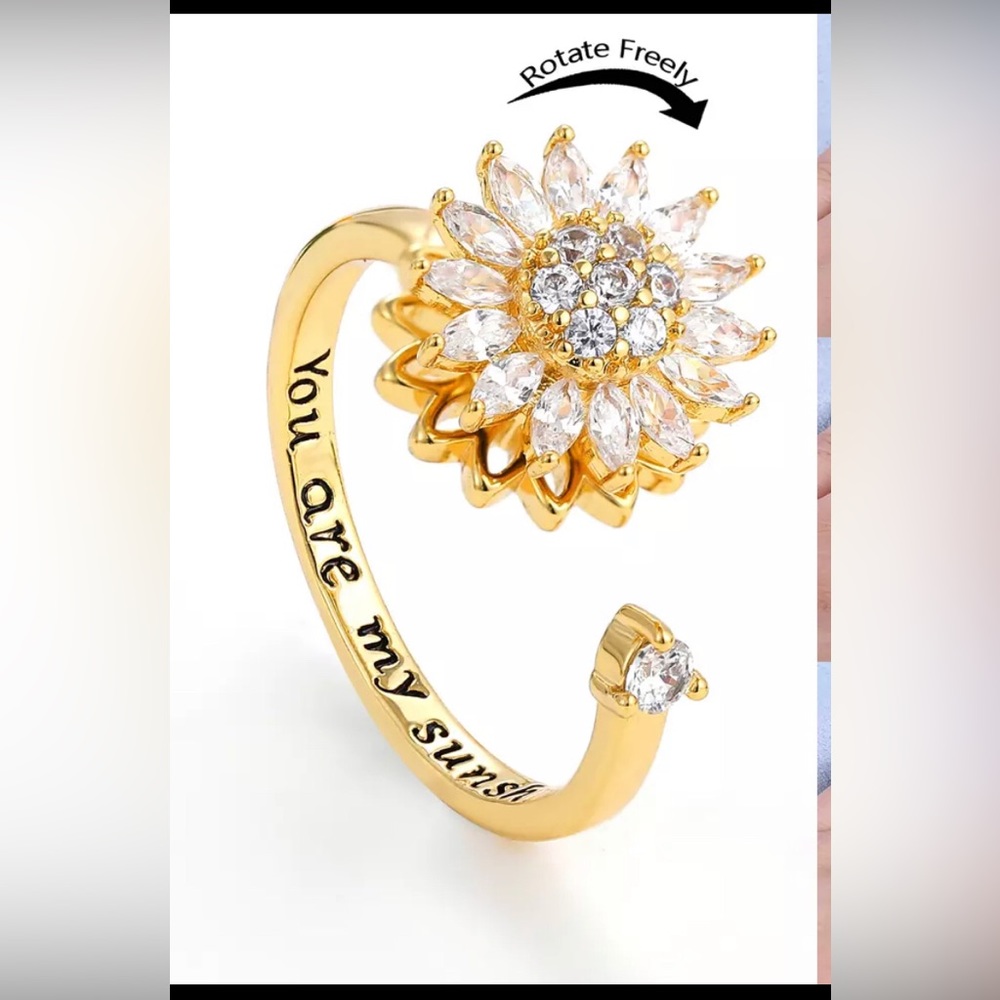 Fidget ring, rotating ring, anxiety ring